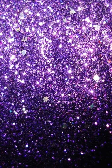 47 Purple Glitter Wallpaper