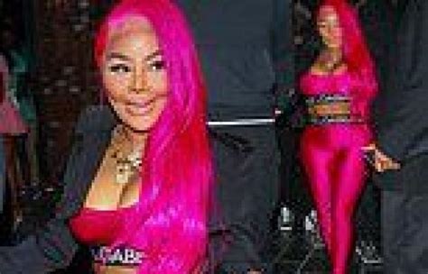 Lil Kim Puts On A Very Eye Popping Display In A Fuchsia Pink Crop Top And