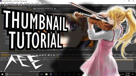 After Effects Amv Tutorial Anime Art Thumbnail Youtube