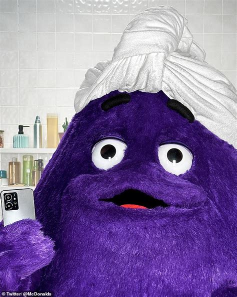 Mcdonald S Mascot Grimace Becomes Lgbtq Icon Daily Mail Online