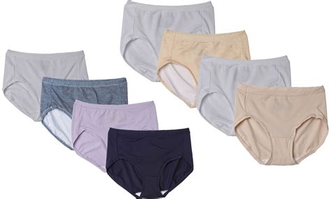 Pack Hanes Women S Ultimate Cool Comfort Low Rise Brief Panties Assorted Groupon