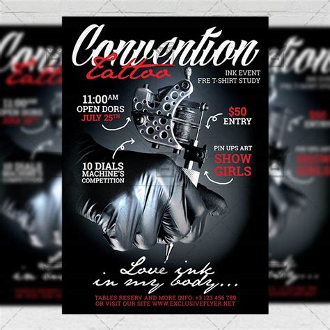 Best tattoo design website reviews. Tattoo Convention Flyer - Club A5 Template | ExclsiveFlyer | Free and Premium PSD Templates