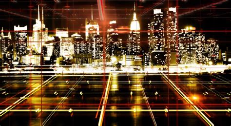 Abstract Night City Backdrop Stock Image Image Of Cityscape Busy