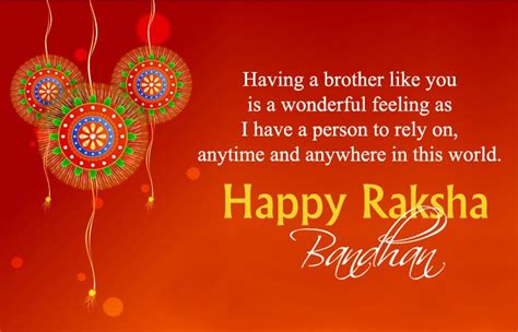 Happy Raksha Bandhan Wishes For Brother With Quotes Shayari Images