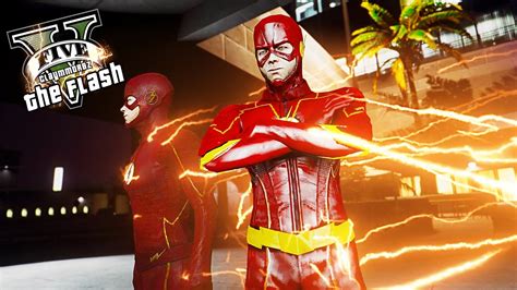 The Flash 2024 Saving People New Flash Suit Gta 5 Flash Mod Youtube