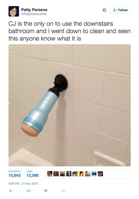 Confused Mom Finds Sons Sex Toy Asks Twitter For Answers Shower