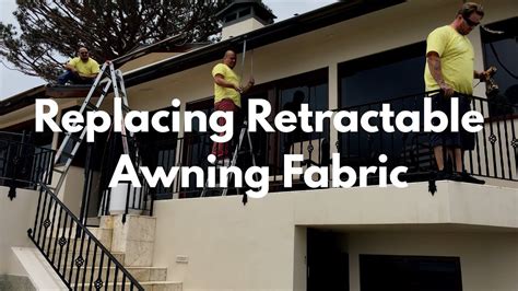 Replacing Retractable Awning Fabric Youtube