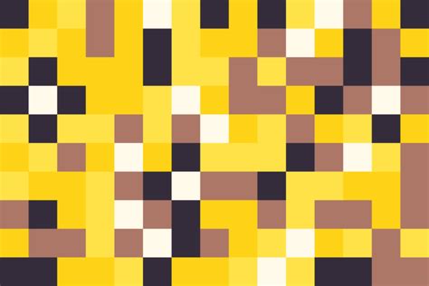 Yellow Pixel Pattern Psdgraphics