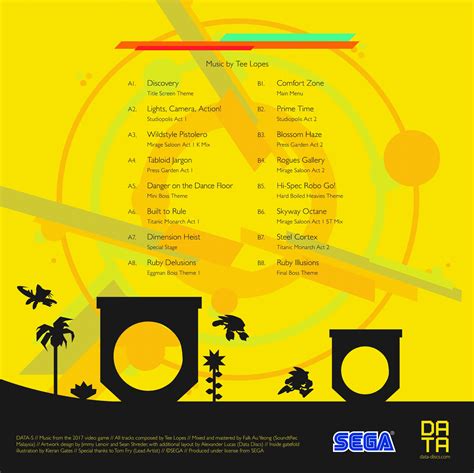 Tee Lopes Sonic Mania Sega Soundtrack Lp Onvinylstore