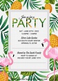 Summer Party Invitation Templates – Editable With MS Word | Download ...