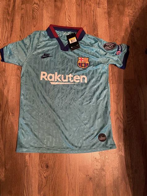 Nike Nike Lionel Messi Fc Barcelona Third Jersey 2019 Gem