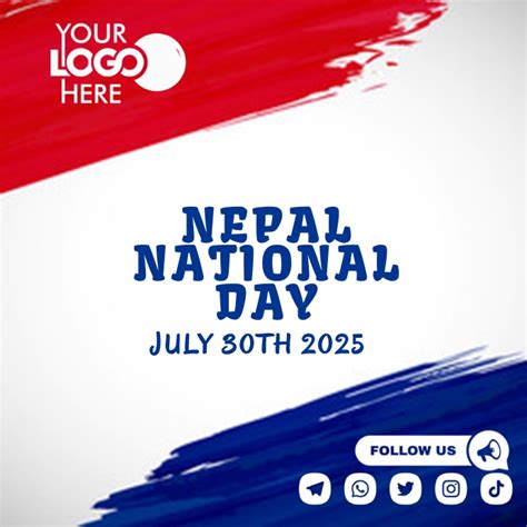 Nepal National Day Template Postermywall