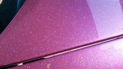 Holographic Pink Metal Flake Paint Job Pearl Paint Pink Car Purple Holographic