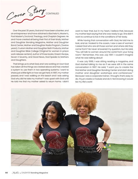 Mother And Daughter Bonding Magazine By Motheranddaughter Issuu