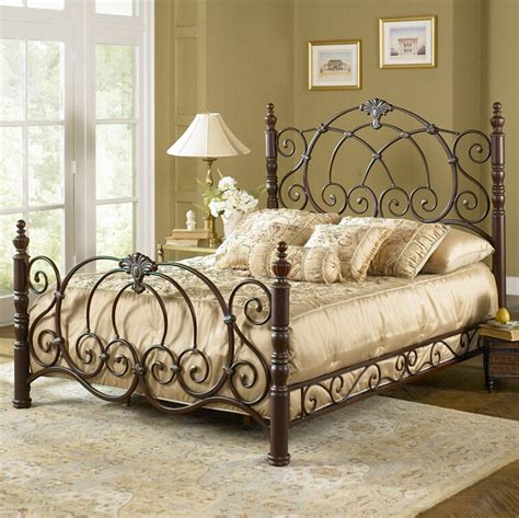 Antique wrought iron bed idea diy. Romance the Bedroom with a Decorative Wrought Iron Bed | Artisan Crafted Iron Furnishings and ...