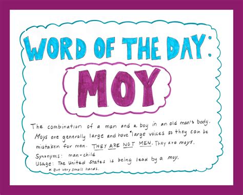 Word Of The Day Moy Dottys Doodles