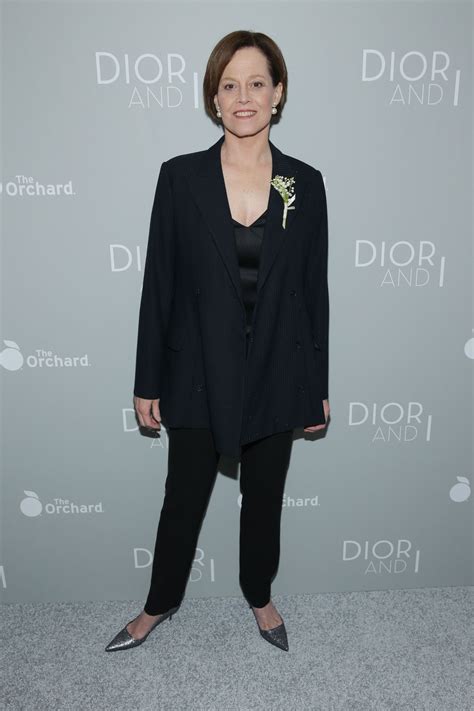 Sigourney Weaver At The Orchards Dior And I Screening In New York