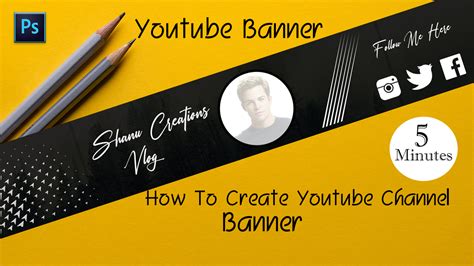 How To Create A Youtube Banner In Photoshop Cs6cc