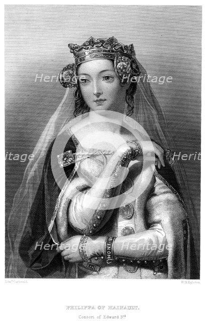 Philippa Of Hainault Queen Consort Of Edward Iii Artist Wh Egleton