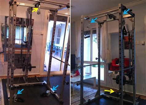 Diy easiest way | super simple home gym made easy! DIY Cable crossover for powe rack with cable attachment (pics) - Bodybuilding.com Forums