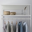 PLATSA - 開放式掛衣架, 白色, 80x40x180 公分 | IKEA 線上購物