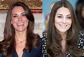O antes e depois da sobrancelha de Kate Middleton | Kate middleton ...
