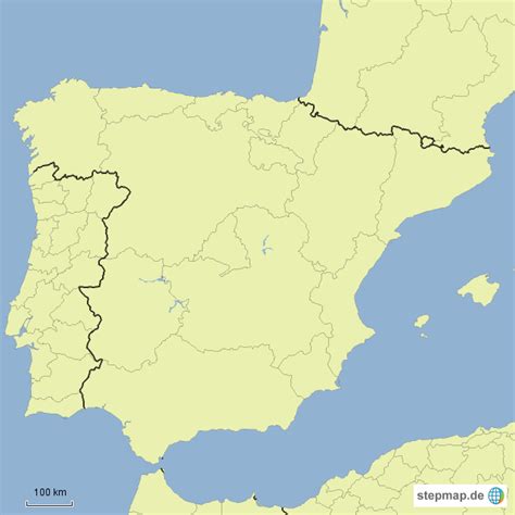 Landkarte spanien landkarte von spanien. StepMap - Spanien - Landkarte für Europa