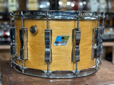 Ludwig Coliseum 1981 Thermogloss 8x14 Snare Drum Reverb