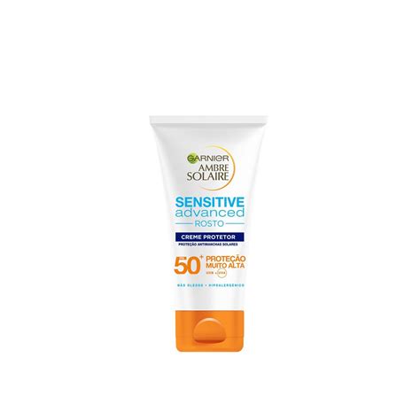 Buy Garnier Ambre Solaire Sensitive Advanced Face Sun Cream Spf50 50ml
