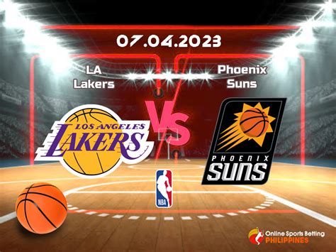 La Lakers Vs Phoenix Suns Predictions Online Sports Betting Philippines