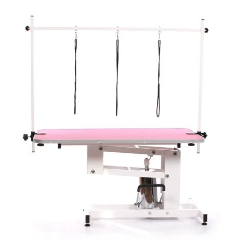 Pedigroom Elite Hydraulic Dog Grooming Table Pink