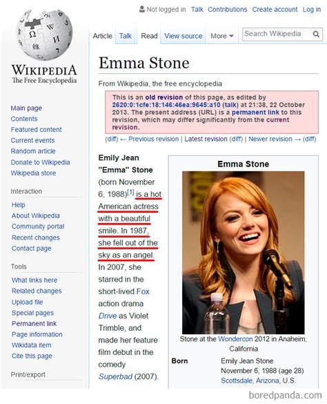 40 Funny Wikipedia Edits By Internet Vandals