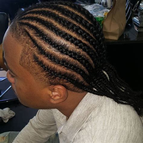 Small cornrows are great for men with thin hair as they maximize the length and thickness, making them appear longer and fuller. 20 Terrific Long Hairstyles for Black Men
