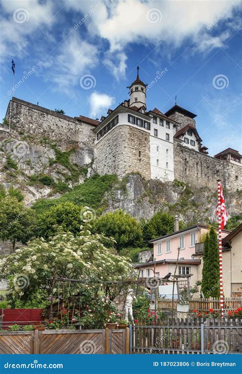 Aarburg Castle Switzerland Stock Photo Image Of Fortification