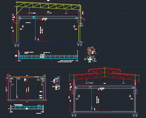 Overhead Cranes Free Cad Block And Autocad Drawing