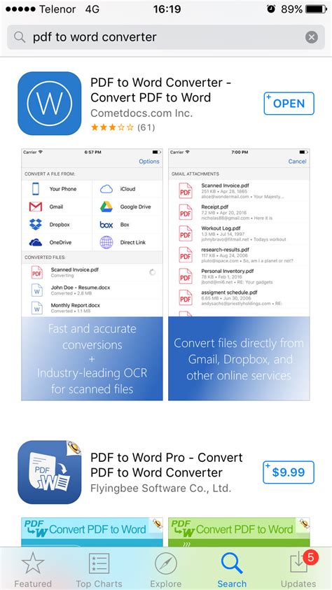 Pdf To Word Converter By Cometdocs App Review About Me Blog Words