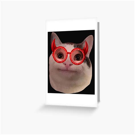 Beluga Cat Discord Pfp Greeting Card By Thekidsplaces99 Redbubble