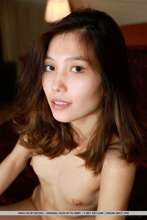Anna Aki New Model Anna Aki Displays Her Petite Body And Small Pussy On