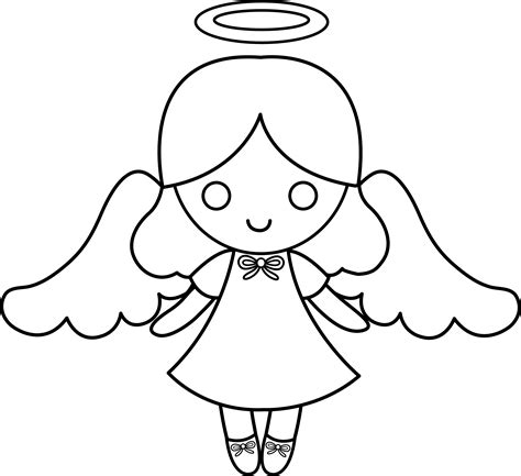 Free Angel Outline Drawing Download Free Angel Outline Drawing Png