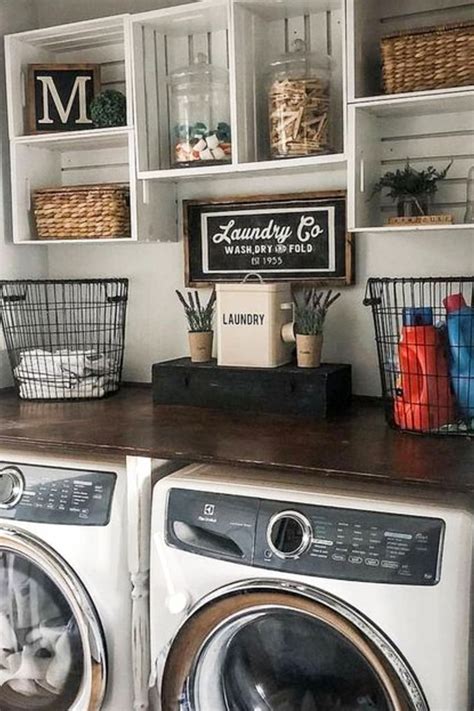77 Farmhouse Laundry Room Ideas In Modern And Country Rustic Decor Style