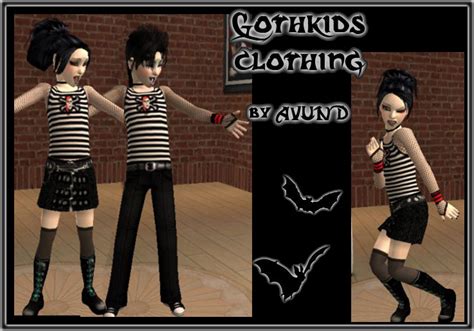 Mod The Sims Gothic Twins Clothing