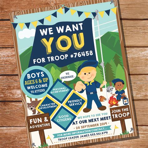 Scout Recruitment Posters To Grow The Troops Sunshine Parties Recruitment Poster Girl