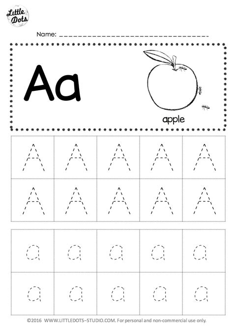 Preschool Printables Alphabet Tracing Teaching Treasure