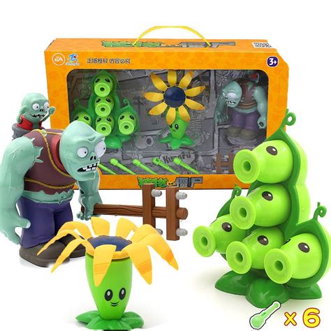 Plants Vs Zombies Pvz Figure Action Toy Zombie Anime Launchable