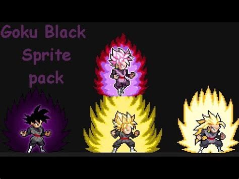 Goku Black Sprite Pack YouTube