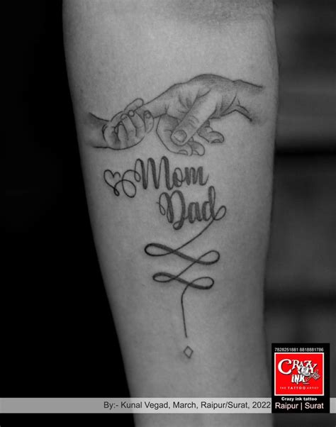 details 91 about mom dad tattoo pics super cool in daotaonec