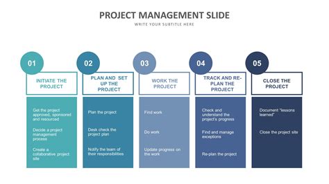 Slide Templates Project Management Slide
