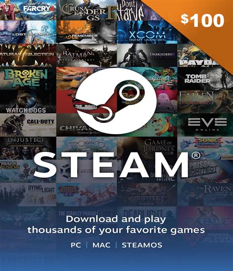 Steam T Card 100 Usd Exoplayzone