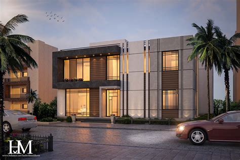 Modern Villa Facade El Dammam Saudi Arabia On Behance