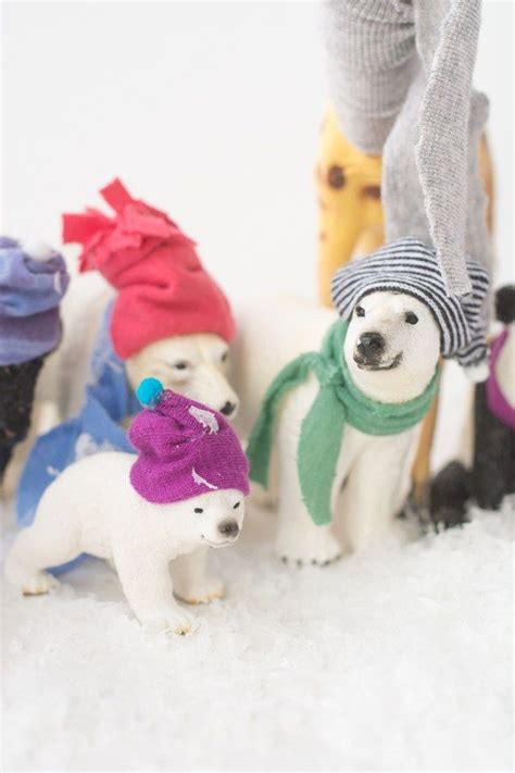 How To Make Stocking Hats For Plastic Animals This Heart Of Mine
